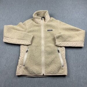 Vintage Patagonia Retro-X Jacket Womens XS Beige Deep File Fleece Full Zip 23071